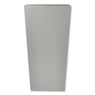 Metal Bookcase, Six-Shelf, 34.5w x 12.63d x 81.13h, Light Gray - 