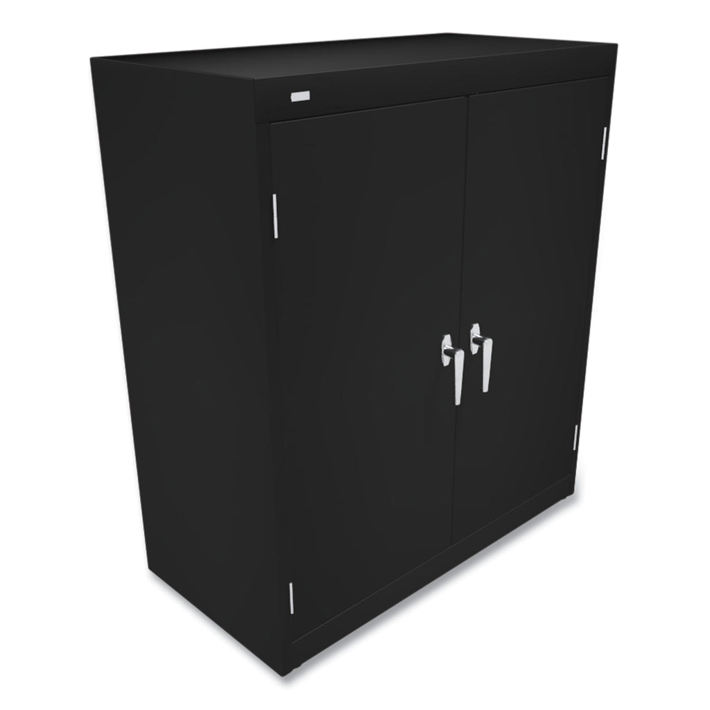 Assembled Storage Cabinet, 36w x 18d x 42h, Black - 