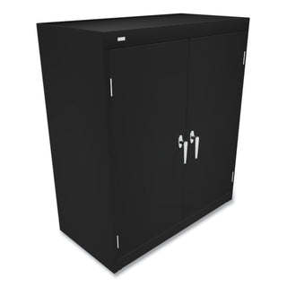 Assembled Storage Cabinet, 36w x 18d x 42h, Black - 