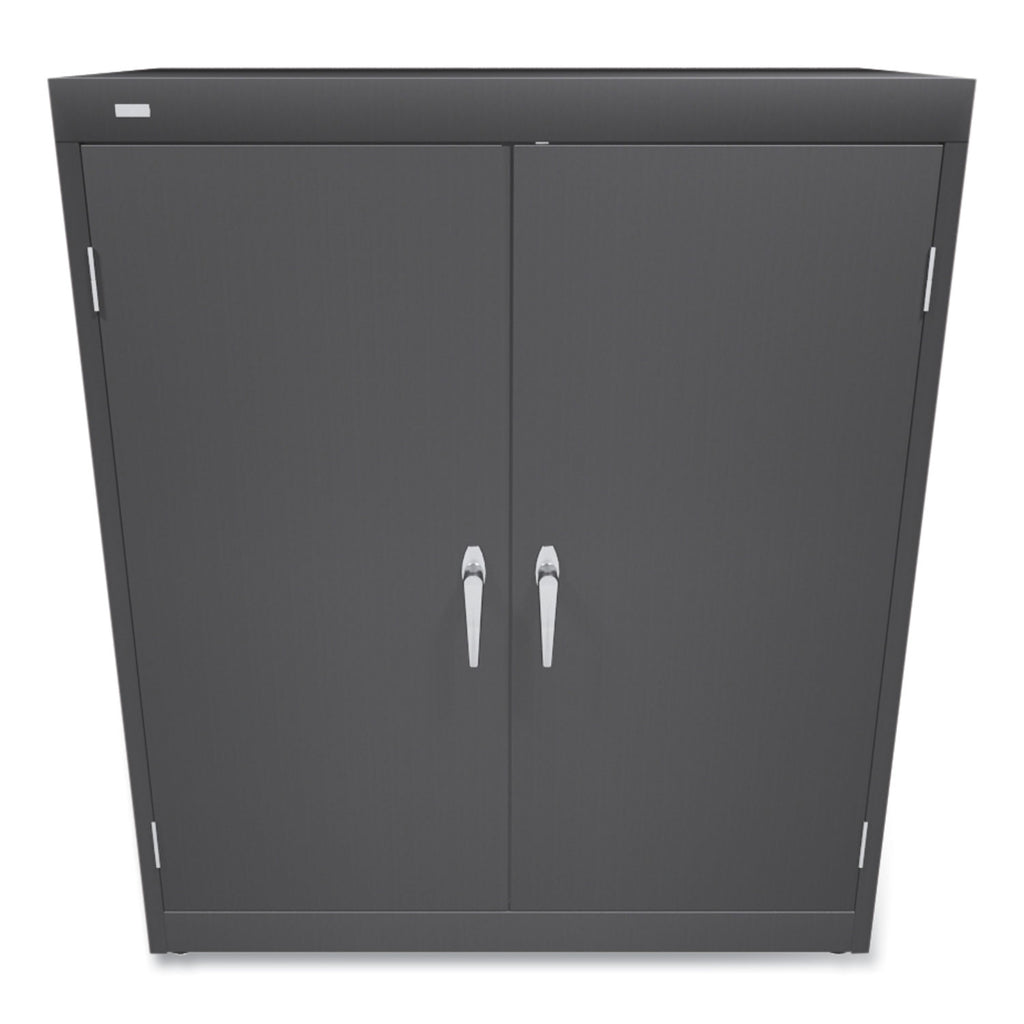 Assembled Storage Cabinet, 36w x 18.13d x 41.75h, Charcoal - 