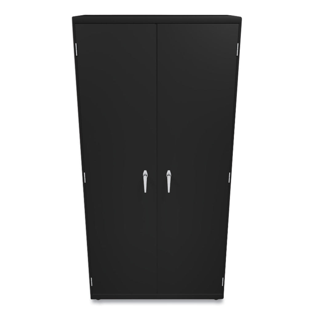 Assembled Storage Cabinet, 36w x 18.13d x 71.75h, Black - 
