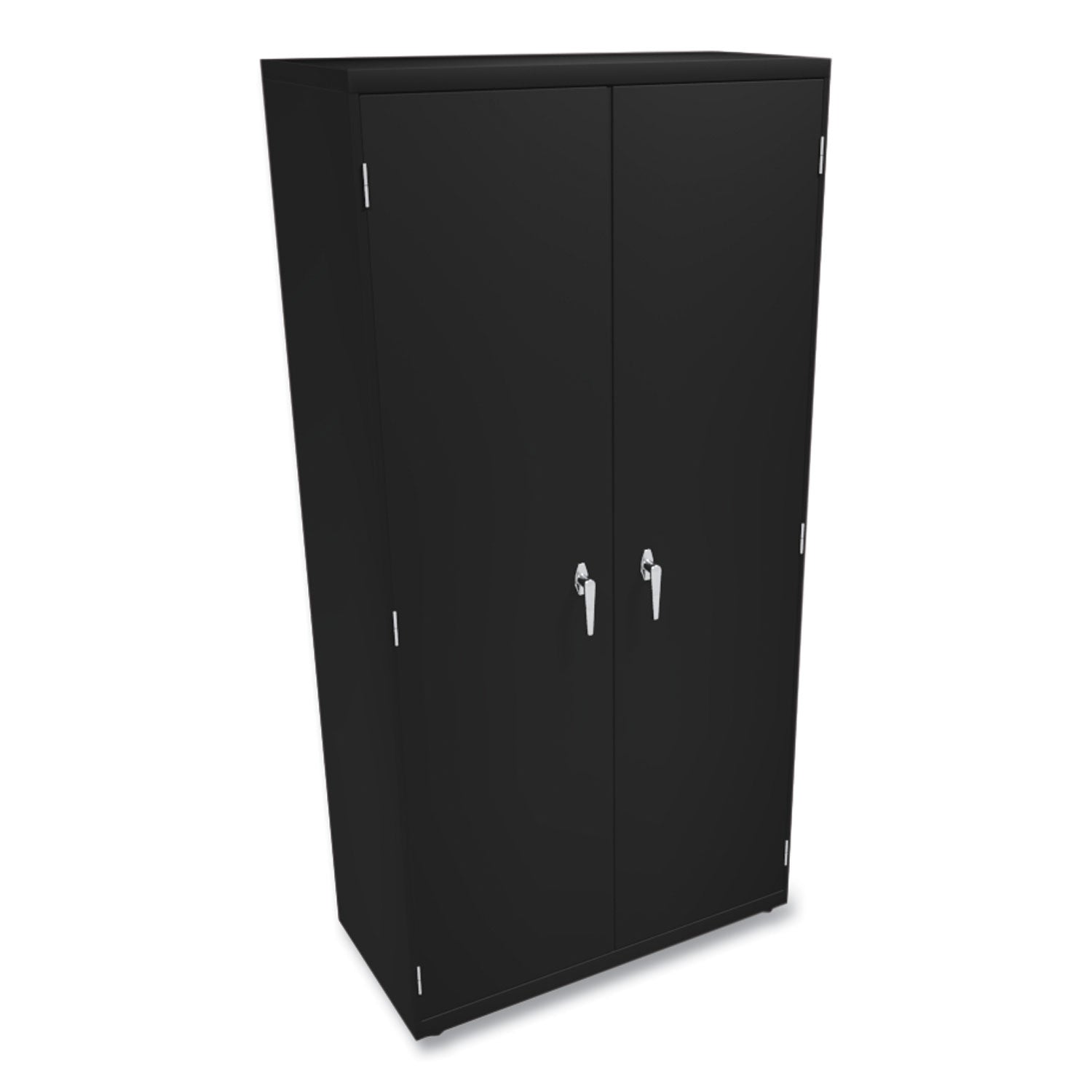 Assembled Storage Cabinet, 36w x 18.13d x 71.75h, Black - 