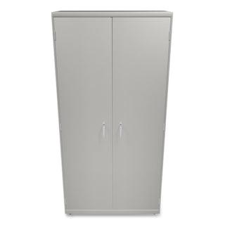 Assembled Storage Cabinet, 36w x 18.13d x 71.75h, Light Gray - 