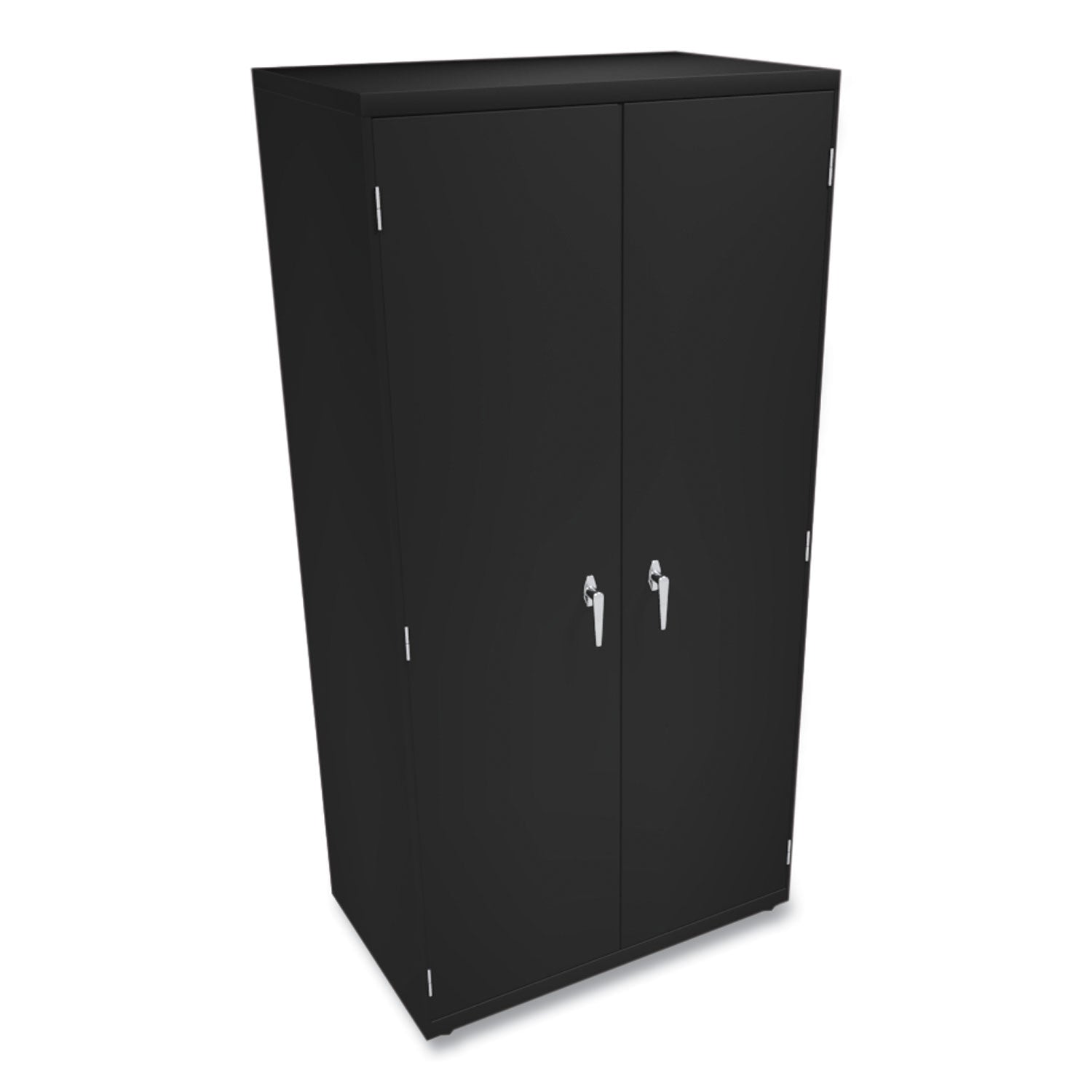 Assembled Storage Cabinet, 36w x 24.25d x 71.75h, Black - 
