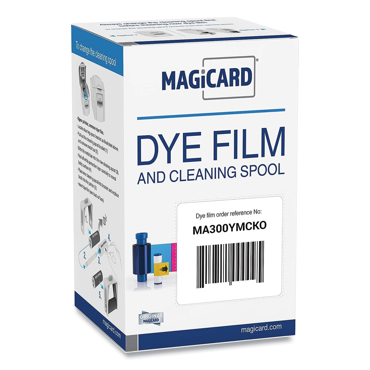 MA300YMCKO Printer Ribbon, Black/Cyan/Magenta/Yellow