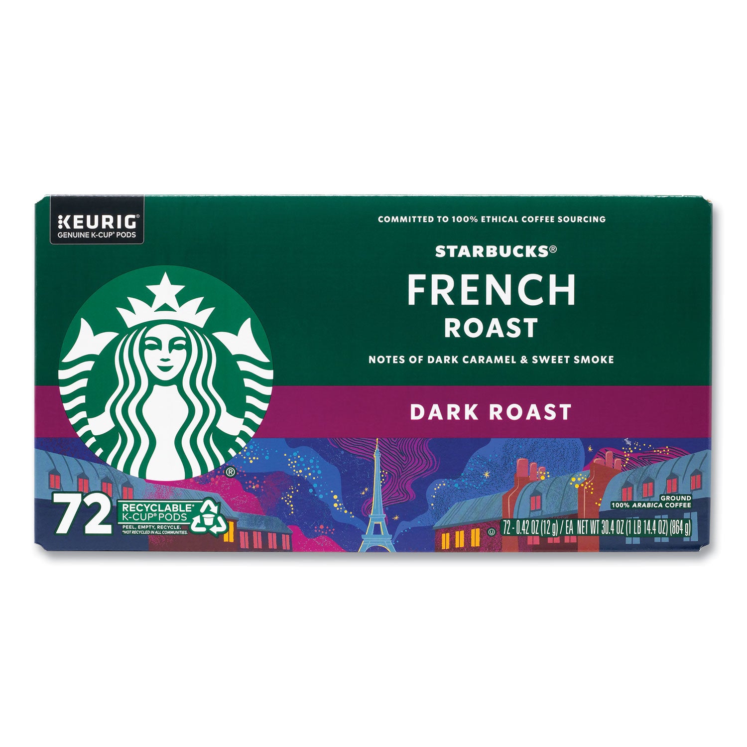 French Roast K-Cups, 72/Carton, Ships in 1-3 Business Days
