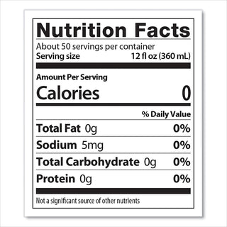 Ionized Alkaline Water, 12 oz Bottle, 12/Carton, Ships in 1-3 Business Days
