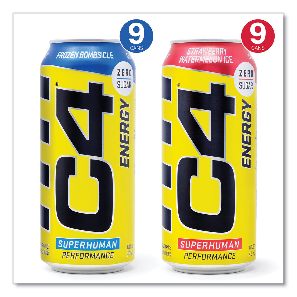 Drink Variety Pack, Assorted Flavors, 16 oz Can, 18/Carton, Ships in 1-3 Business Days