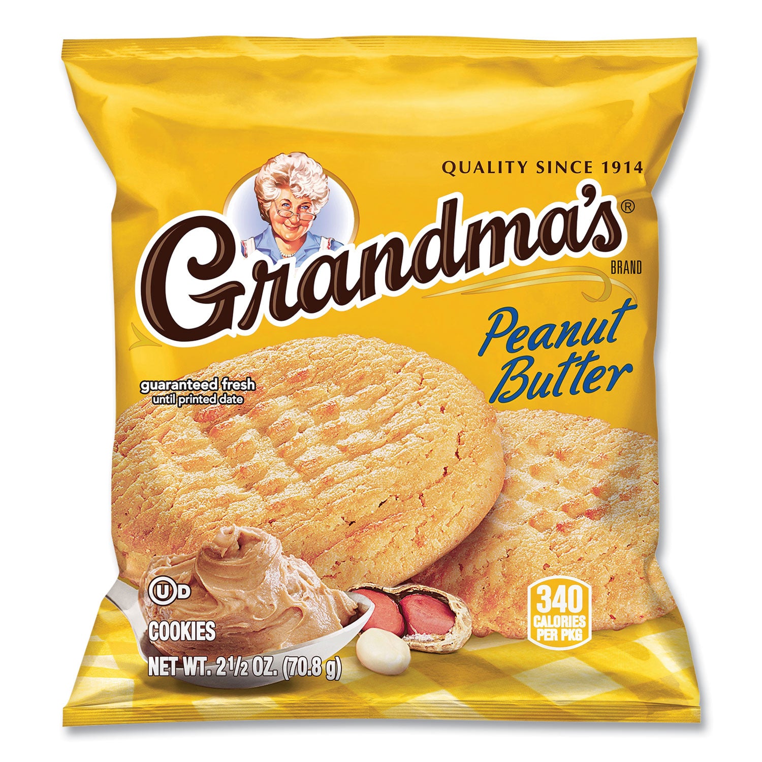 Cookies Variety Tray, Assorted Flavors, (6) 3.25 oz, (26) 2.5 oz, 32 Bags/Carton