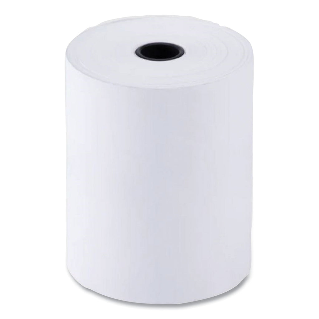 Thermal Paper Rolls, 3.13" x 220 ft, White, 50 Rolls/Carton