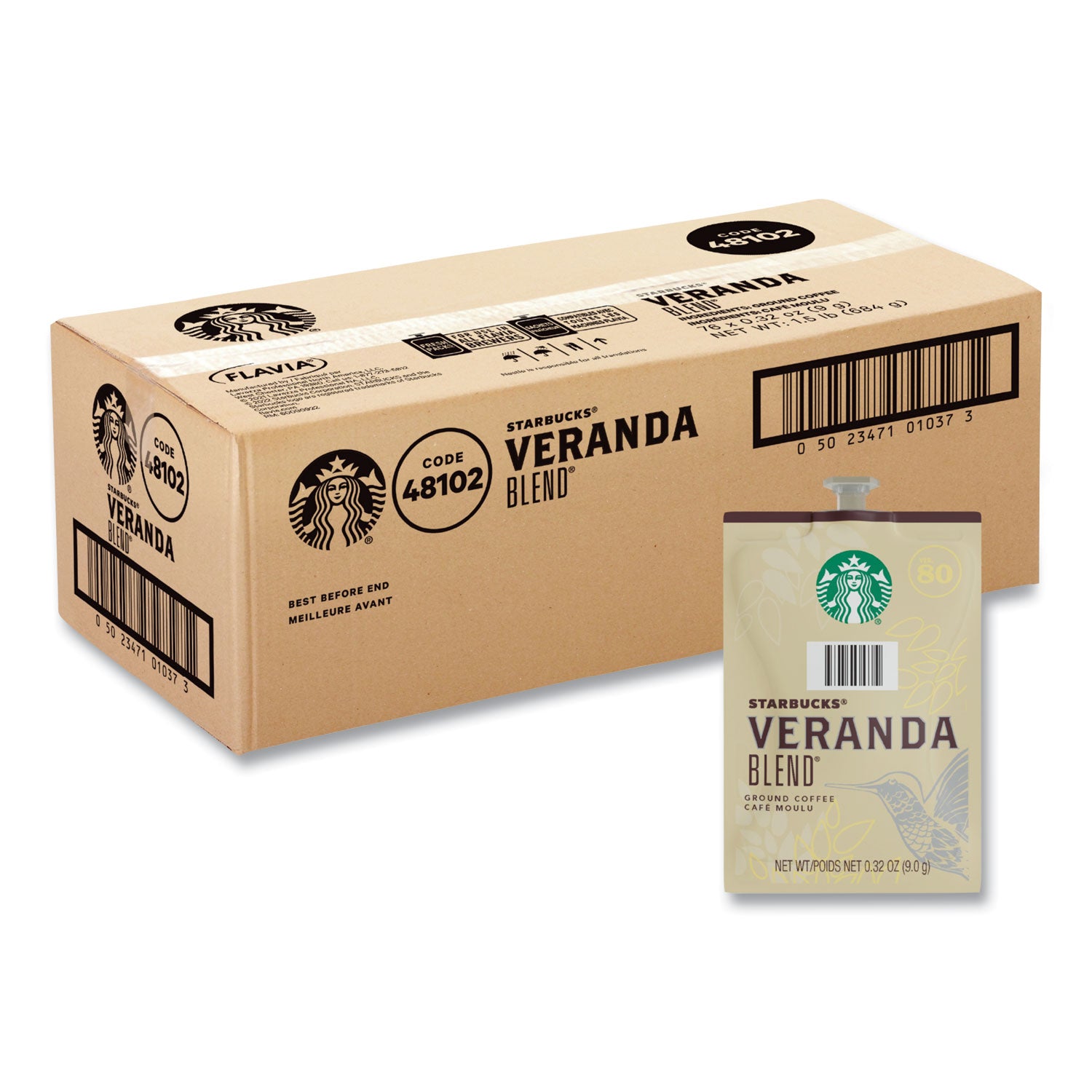 starbucks-veranda-blend-coffee-freshpack-veranda-blend-032-oz-pouch-76-carton_lav48102 - 1