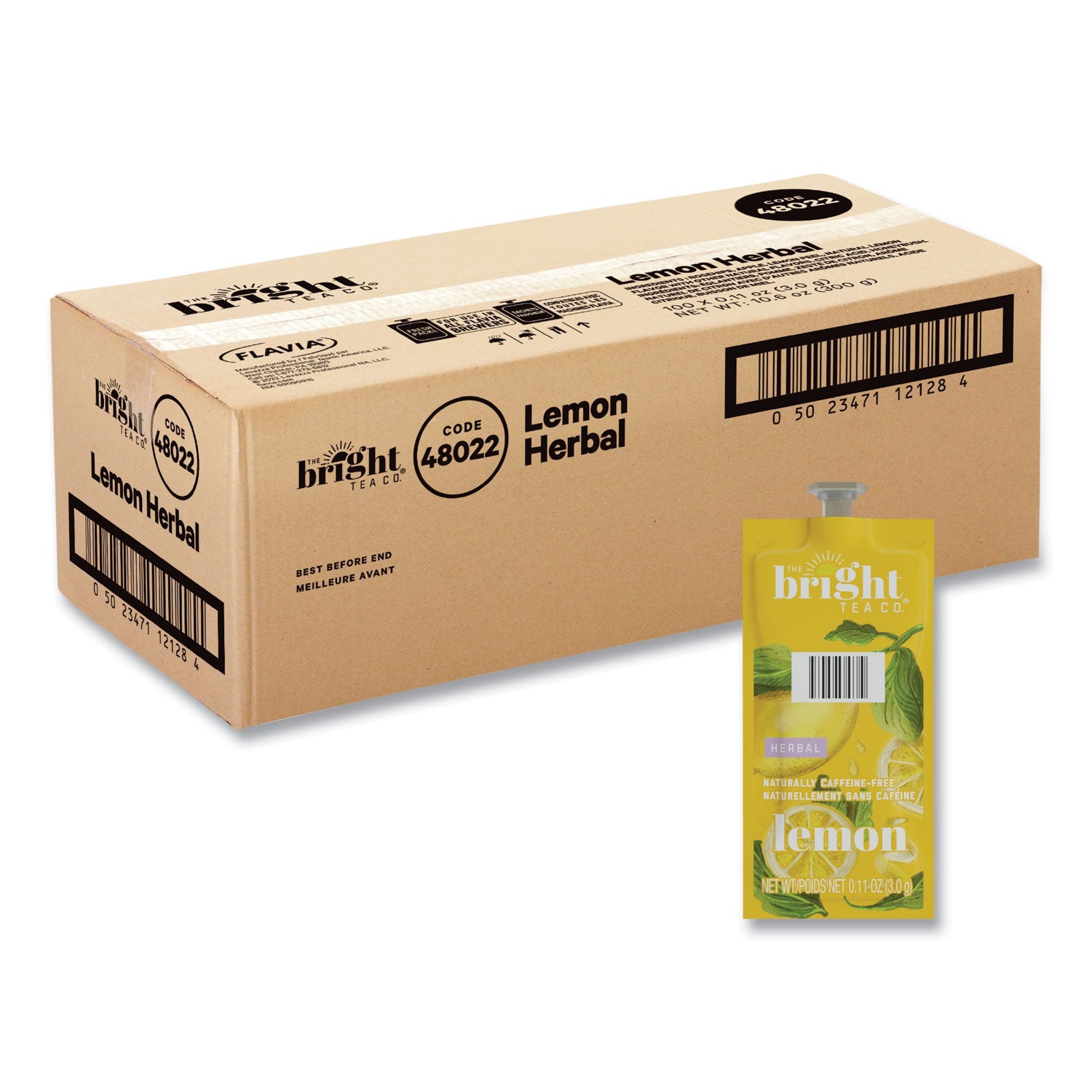 the-bright-tea-co-lemon-herbal-tea-freshpack-lemon-011-oz-pouch-100-carton_lav48022 - 1