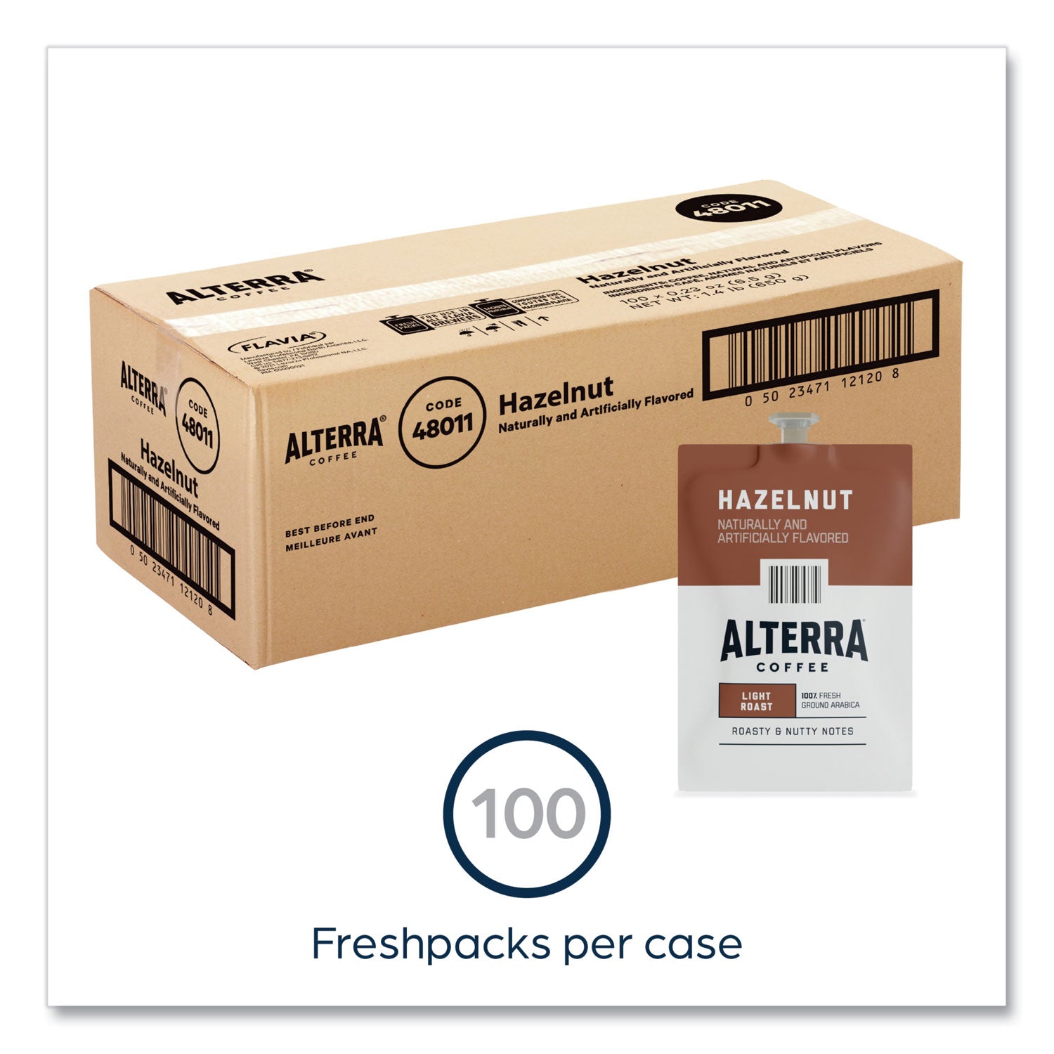 alterra-hazelnut-coffee-freshpack-hazelnut-023-oz-pouch-100-carton_lav48011 - 8