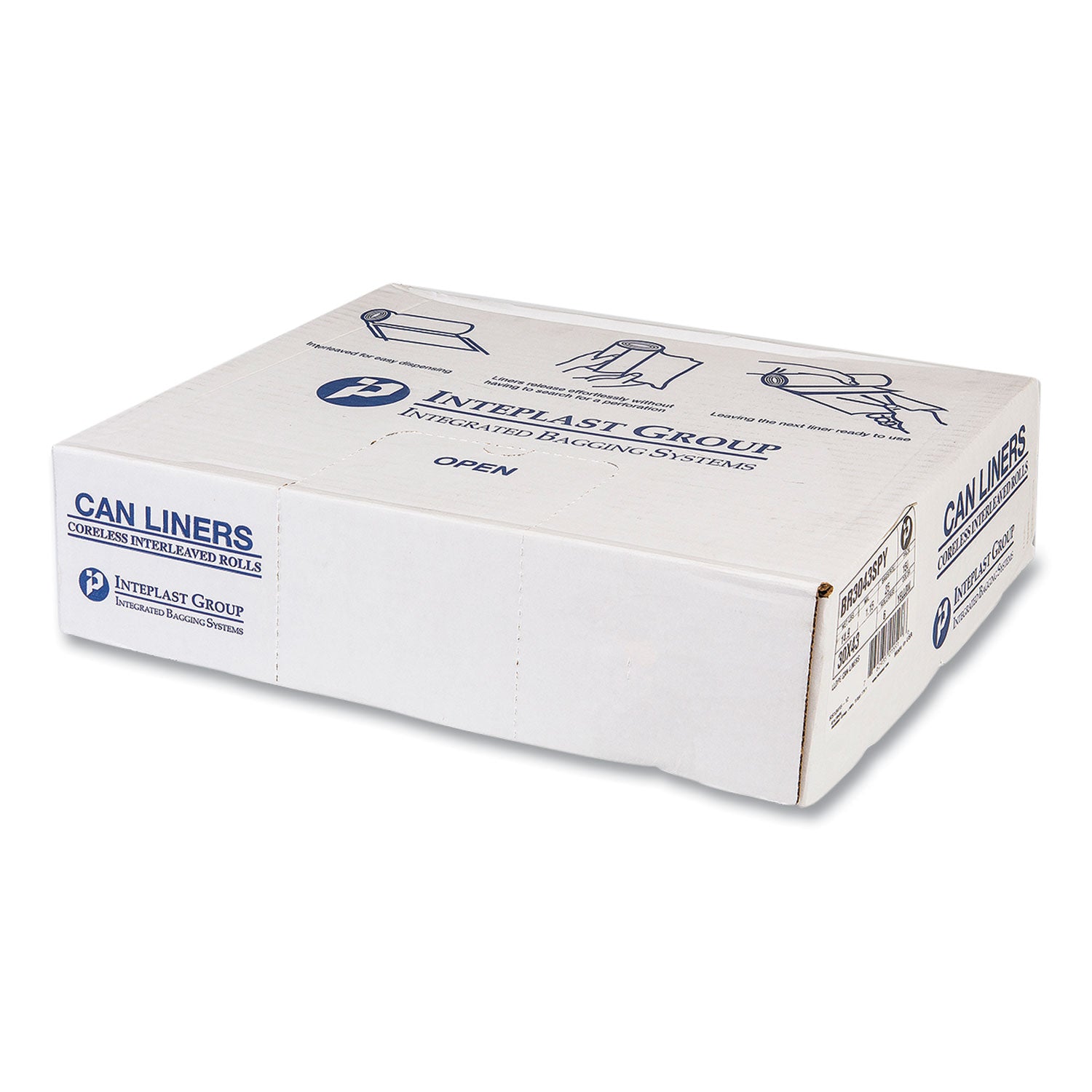 30x43-115-mil-lldpe-yellow-can-liner-150-cs_ibsbr3043spy - 3