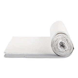 Draw-Tuff Institutional Draw-Tape Can Liners, 55 gal, 1.9 mil, 42.5" x 35.5", Natural, 10 Bags/Roll, 5 Rolls/Carton