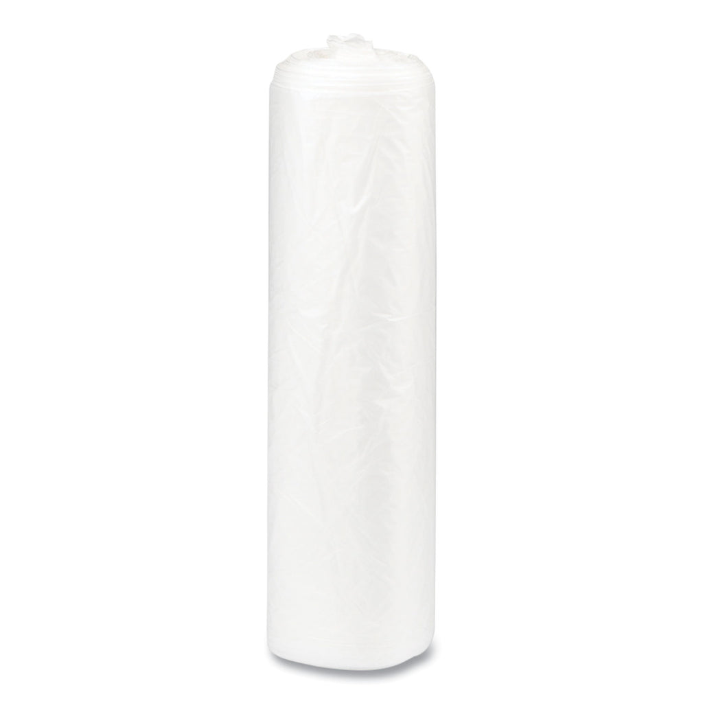 High-Density Commercial Can Liners, 16 gal, 6 mic, 24" x 33", Natural, 50 Bags/Roll, 20 Interleaved Rolls/Carton