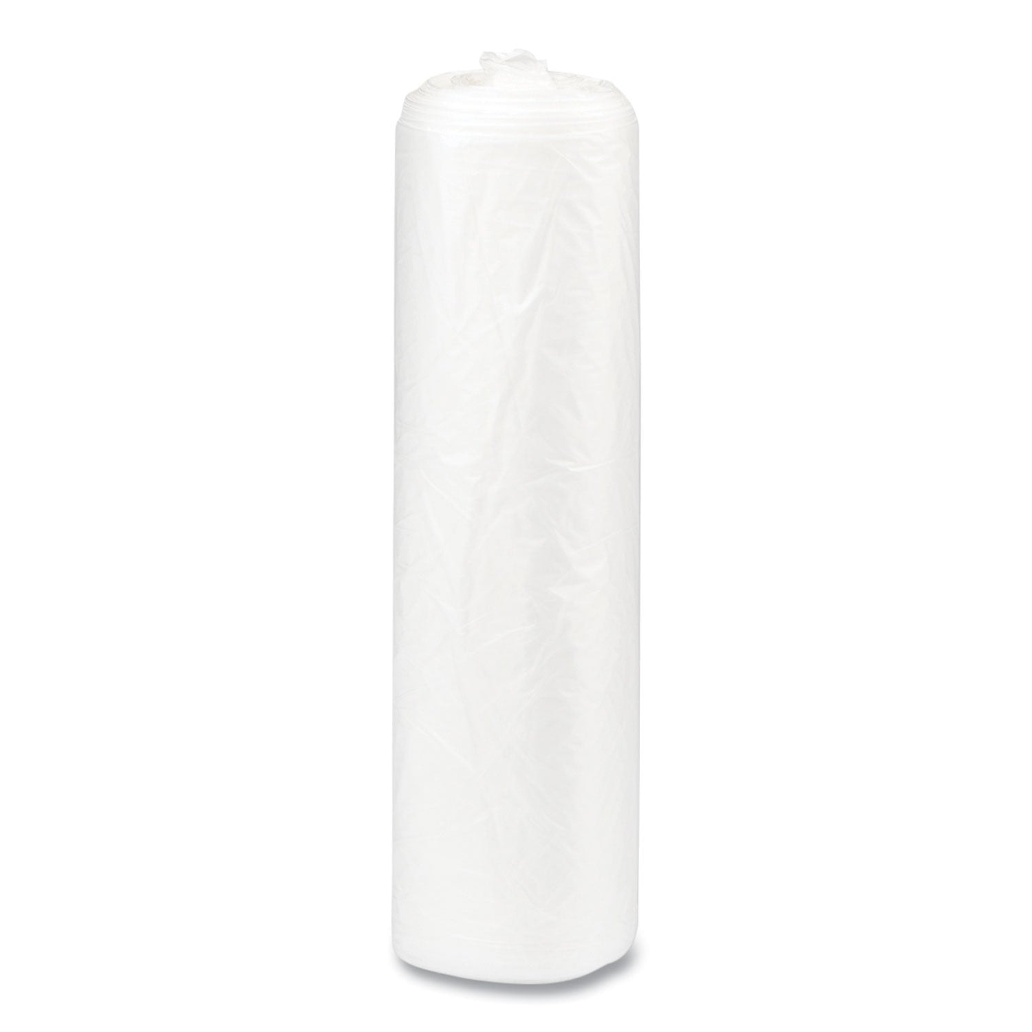 High-Density Commercial Can Liners, 16 gal, 6 mic, 24" x 33", Natural, 50 Bags/Roll, 20 Interleaved Rolls/Carton