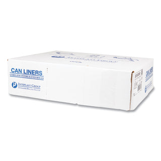 High-Density Commercial Can Liners, 16 gal, 8 mic, 24" x 33", Black, 50 Bags/Roll, 20 Interleaved Rolls/Carton