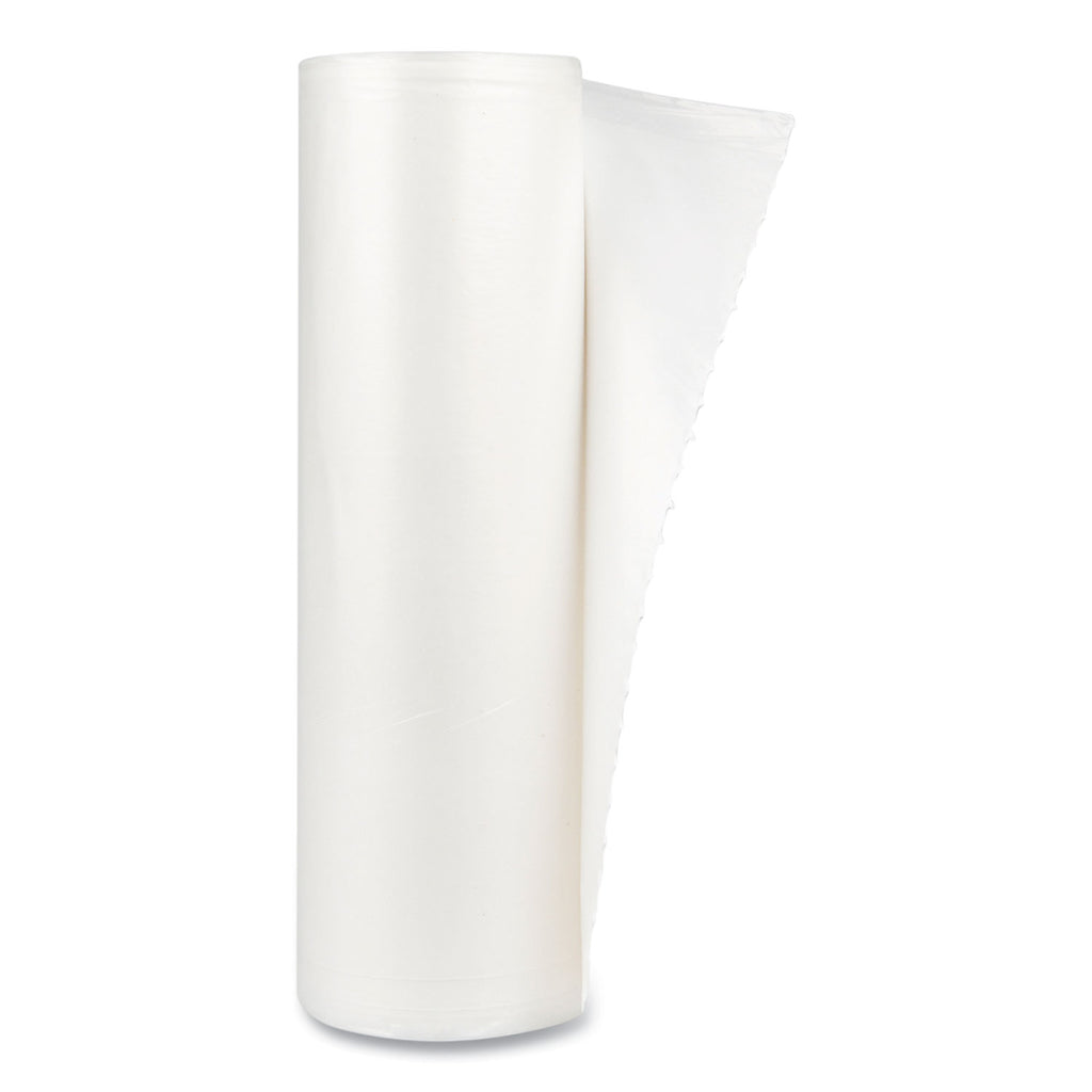 High-Density Commercial Can Liners Value Pack, 45 gal, 11 mic, 40" x 46", Clear, 25 Bags/Roll, 10 Interleaved Rolls/Carton