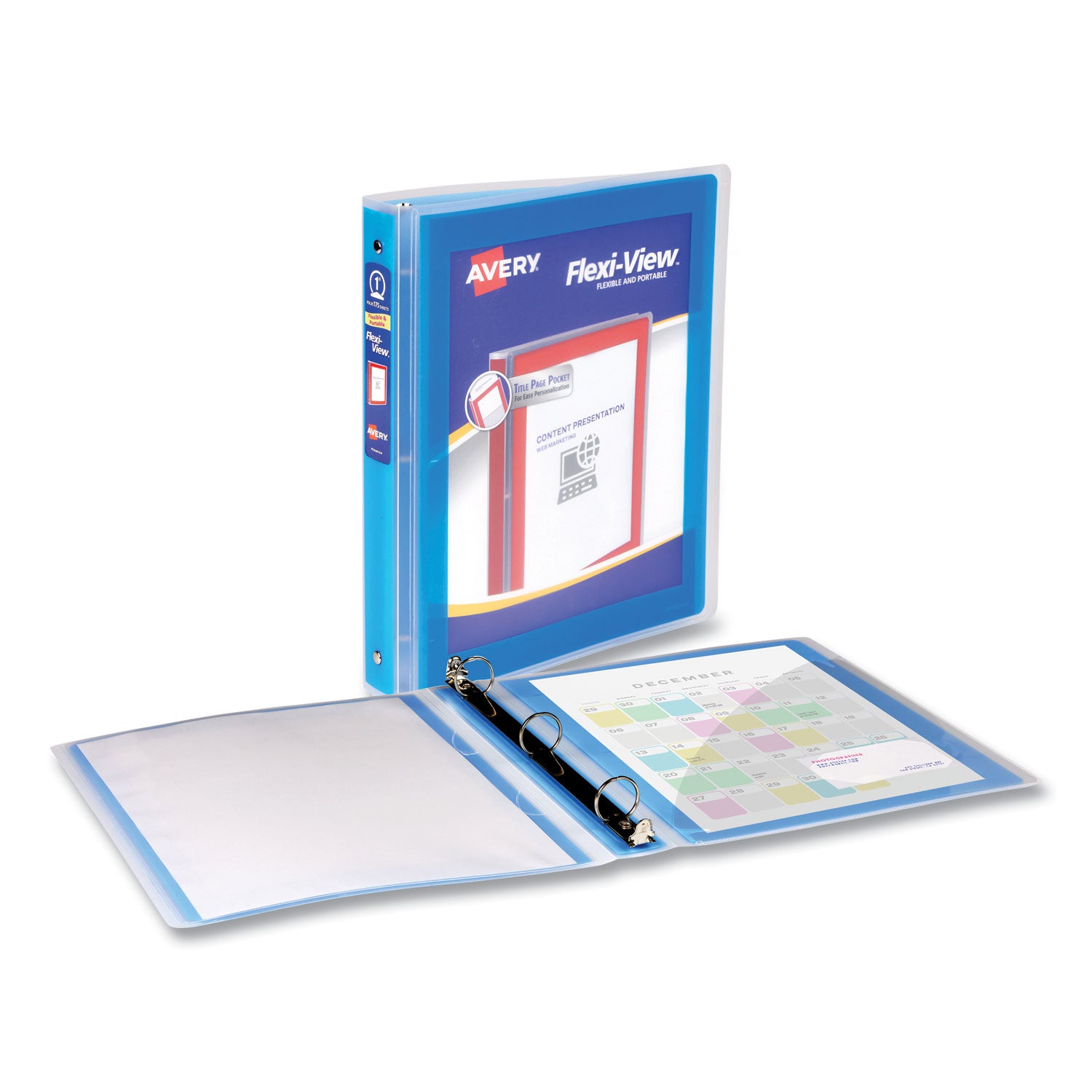 flexi-view-binder-with-round-rings-3-rings-1-capacity-11-x-85-blue_ave17607 - 2