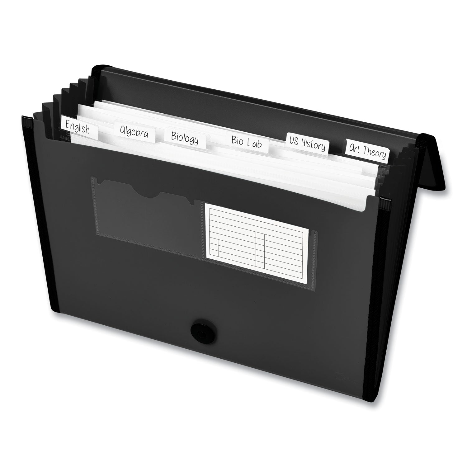 expanding-file-folder-organizer-7-sections-hook-loop-closure-letter-size-black_ave73550 - 2