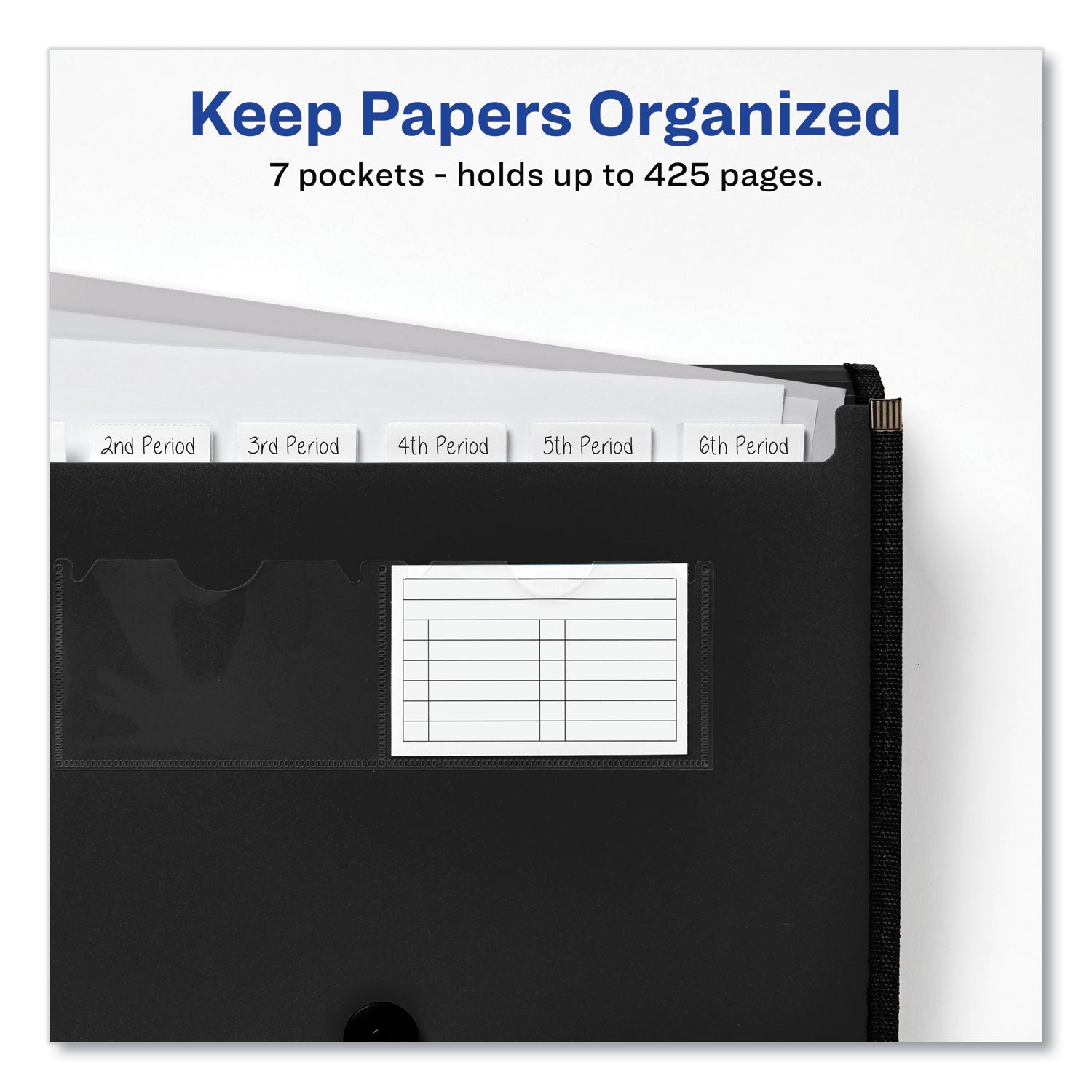 expanding-file-folder-organizer-7-sections-hook-loop-closure-letter-size-black_ave73550 - 5