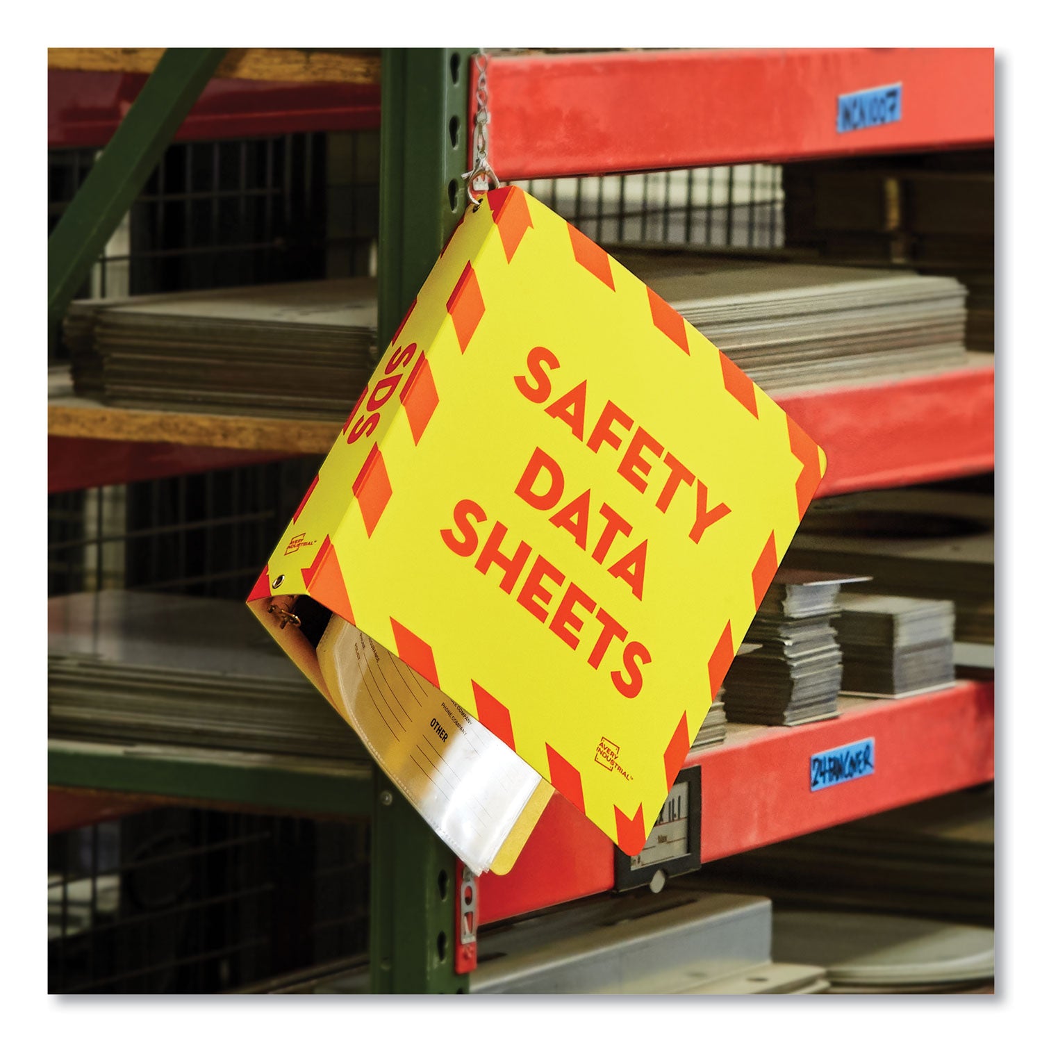 ultraduty-safety-data-sheet-binders-with-chain-3-rings-2-capacity-11-x-85-yellow-red_ave77712 - 4