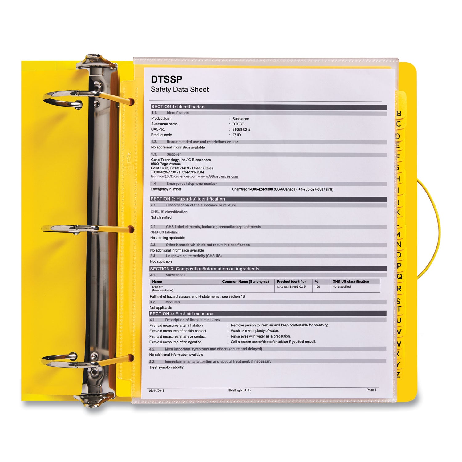 ultraduty-safety-data-sheet-binder-bundle-3-rings-3-capacity-11-x-85-yellow-red_ave77714 - 6