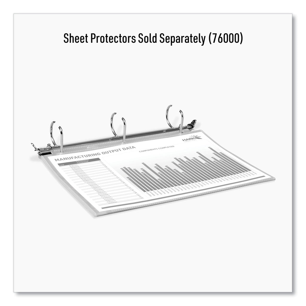 Magnetic Hanging Binder Rings, 3 Rings, 1.5" Capacity, 11 x 8.5