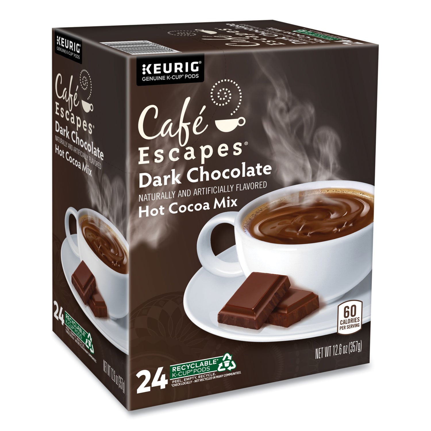 cafe-escapes-milk-chocolate-hot-cocoa-k-cups-96-carton_gmt6801ct - 6