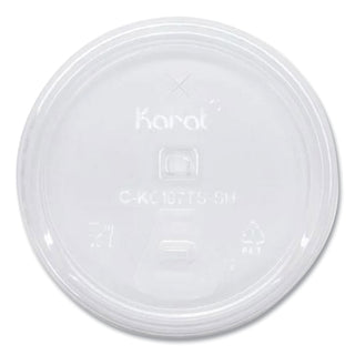 PET Lids, Strawless Sipper, Fits 32 oz Cold Cups, Clear, 1,000/Carton