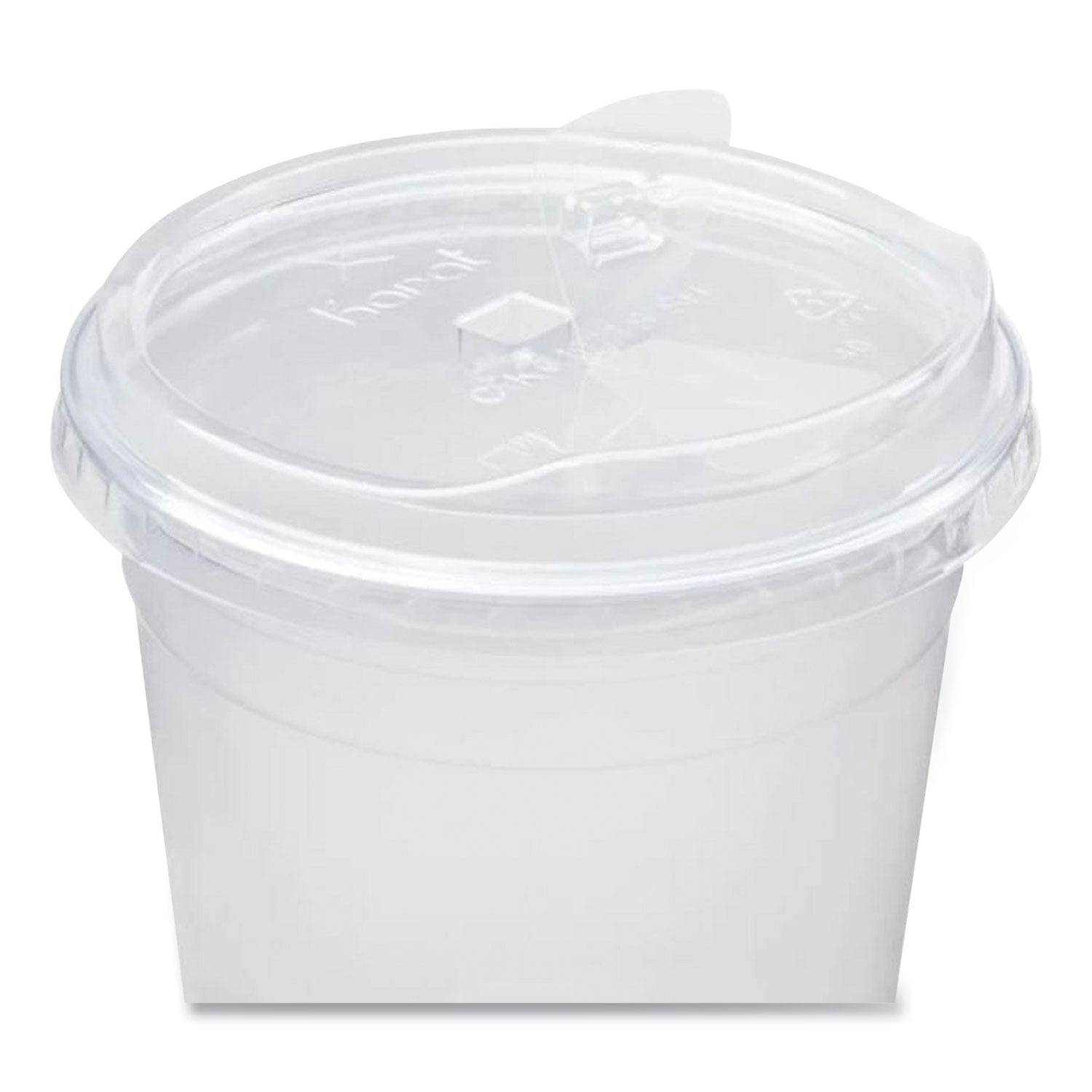 PET Lids, Strawless Sipper, Fits 32 oz Cold Cups, Clear, 1,000/Carton