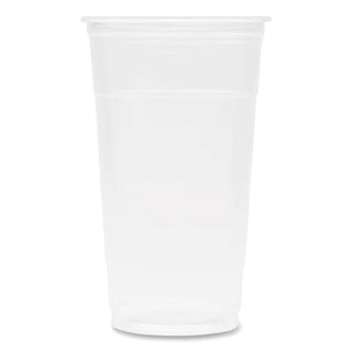 PET Plastic Cups, 32 oz, Clear, 300/Carton
