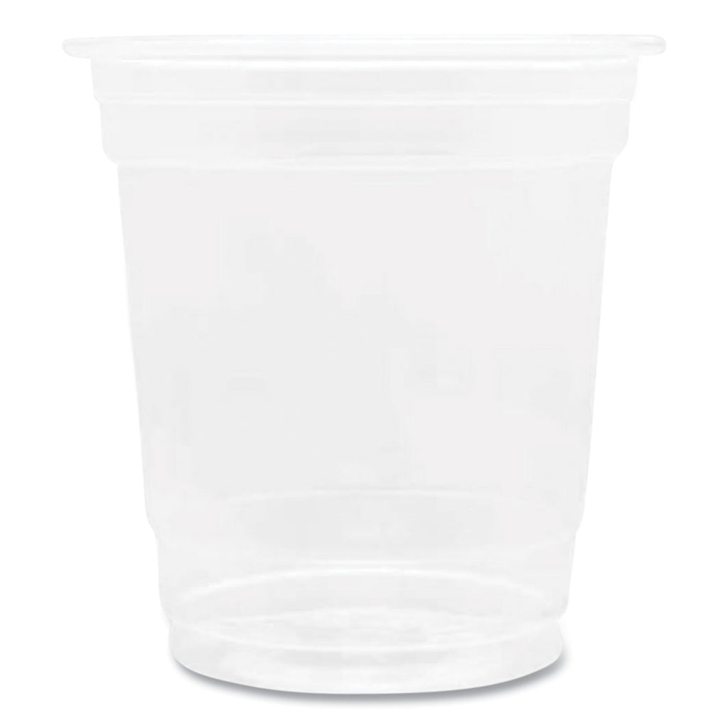 PET Plastic Cups, 8 oz, Clear, 1,000/Carton