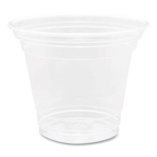 PET Plastic Cups, 9 oz, Clear, 1,000/Carton