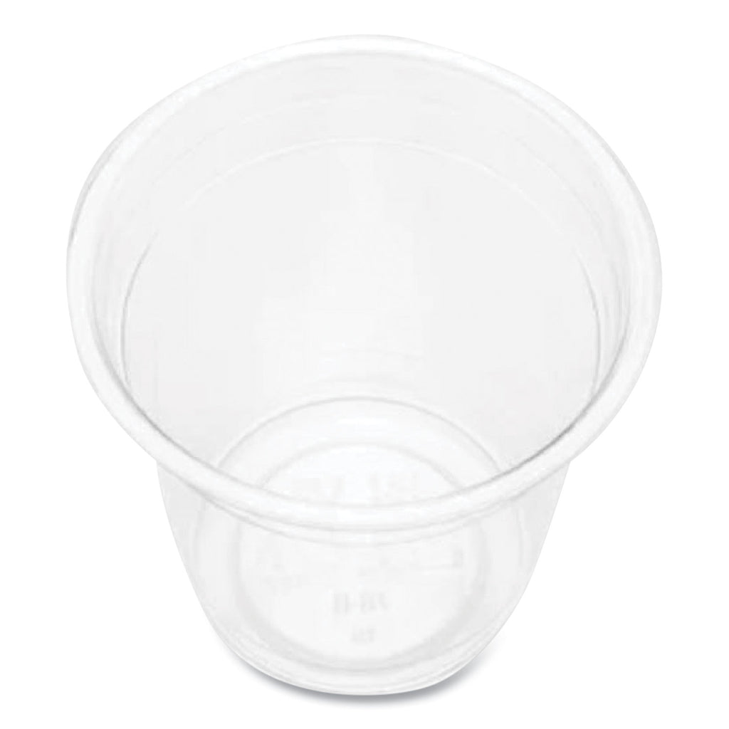 PET Plastic Cups, 8 oz, Clear, 1,000/Carton