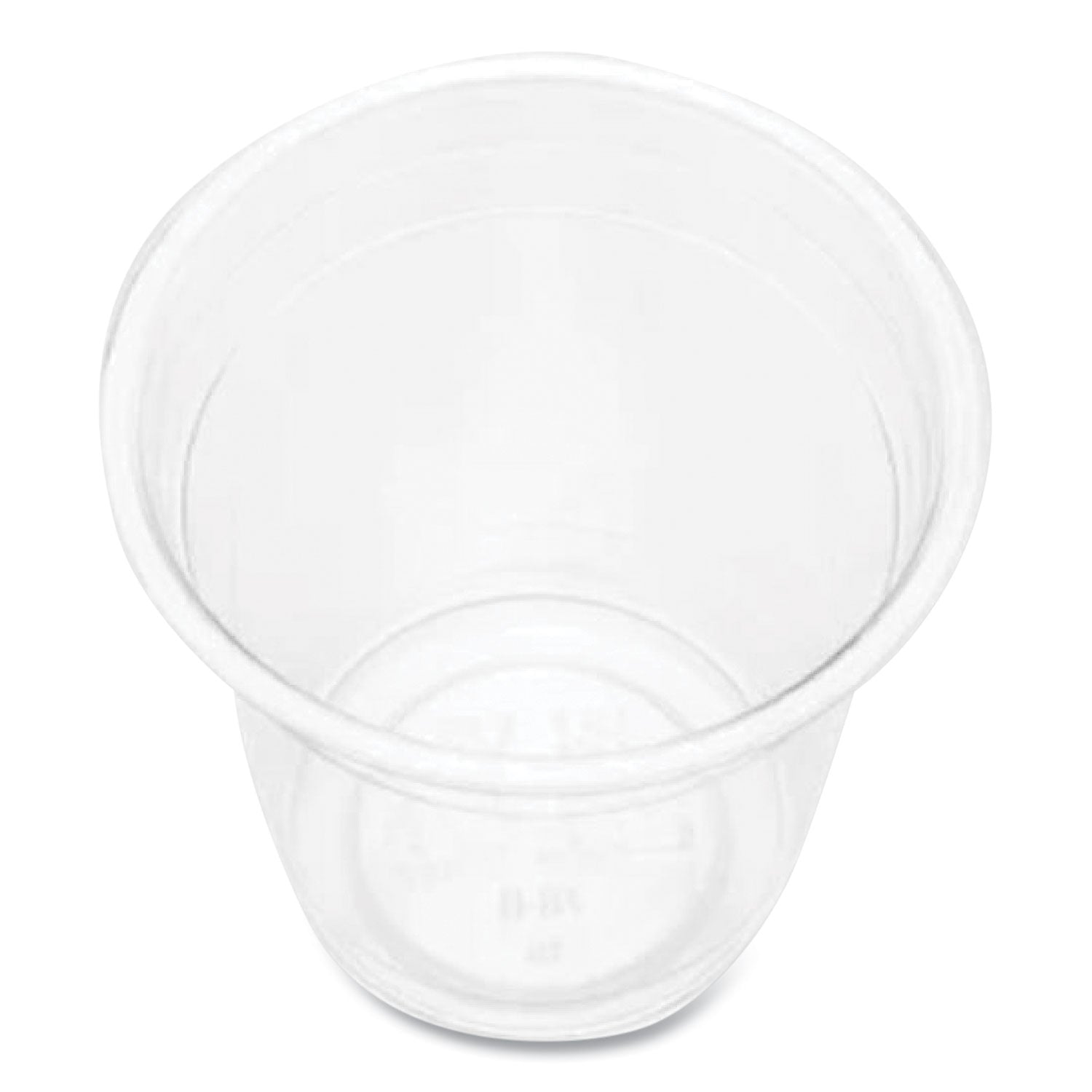 PET Plastic Cups, 8 oz, Clear, 1,000/Carton