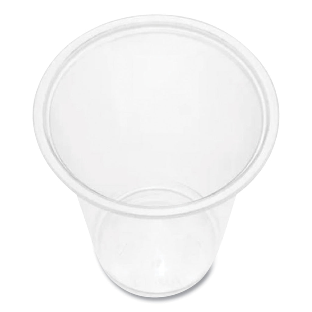 PET Plastic Cups, 7 oz, Clear, 1,000/Carton