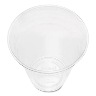 PET Plastic Cups, 98 mm Rim Diameter, 12 oz, Clear, 1,000/Carton