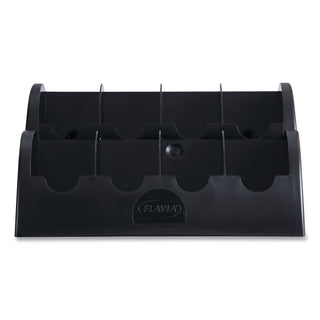 Small Merchandiser, 8 Compartments, 13.6 x 13 x 4.4, Black