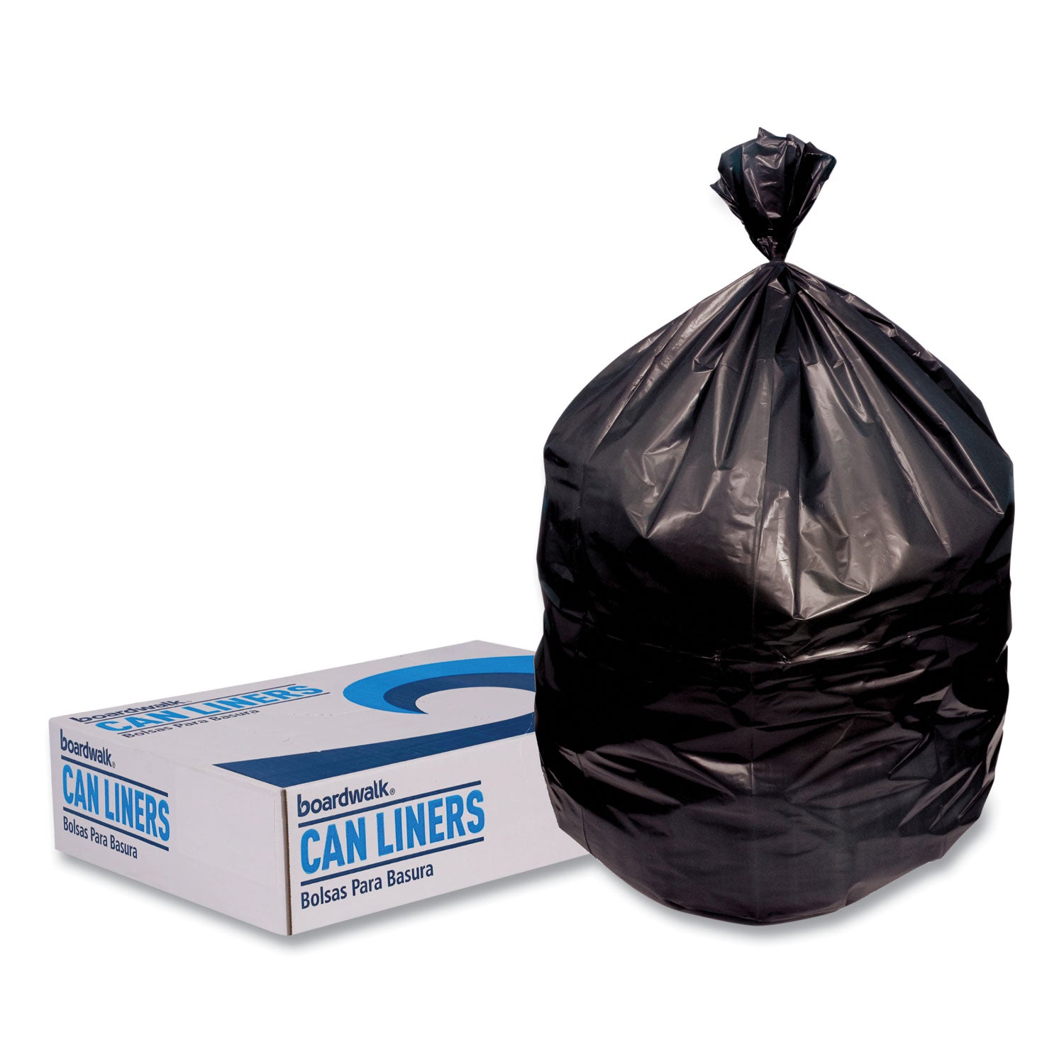 linear-low-density-can-liners-23-gal-09-mil-28-x-45-black-25-bags-roll-8-rolls-carton_bwk2845sjb - 2