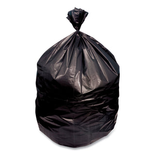 Linear Low Density Can Liners, 23 gal, 0.9 mil, 28 x 45, Black, 25 Bags/Roll, 8 Rolls/Carton