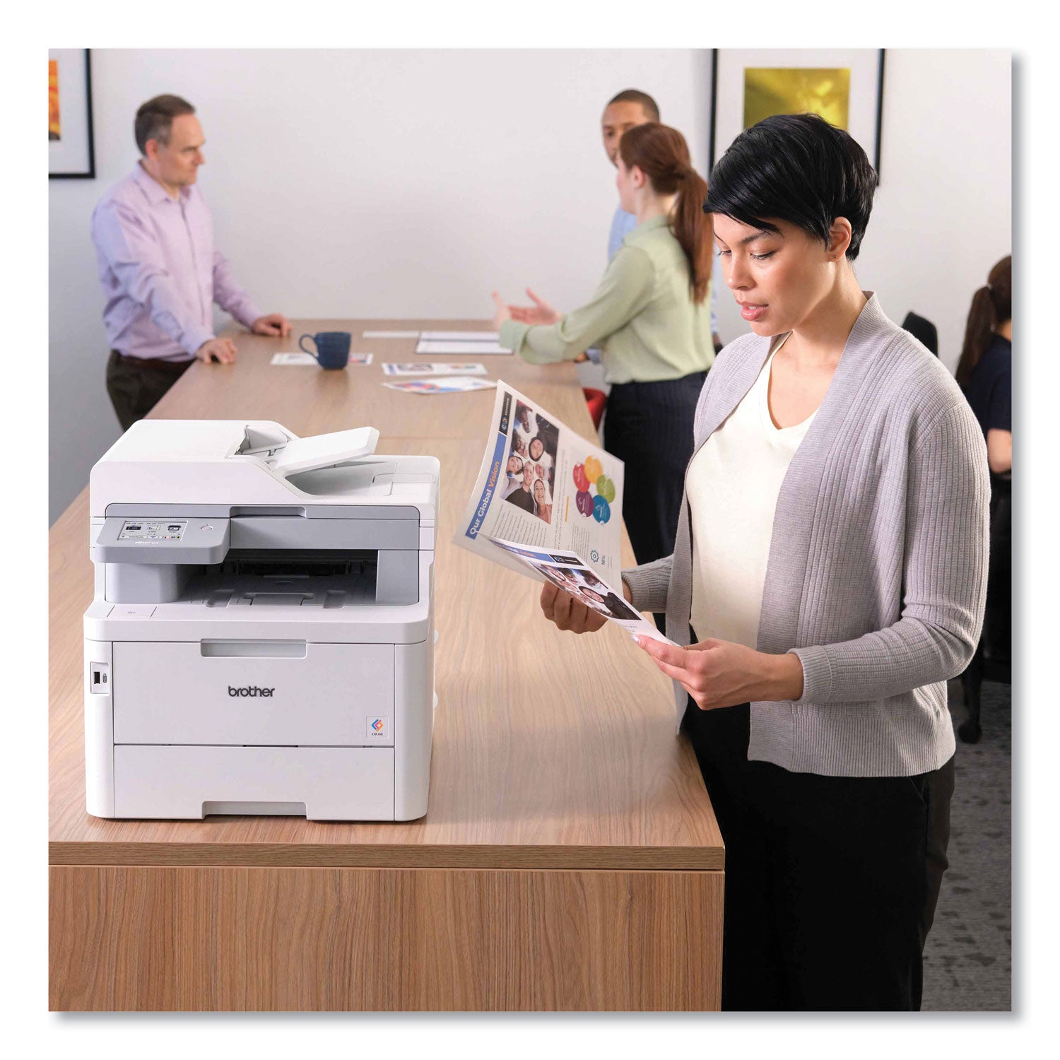 Workhorse MFC-L8395CDW Digital Color All-in-One Printer, Copy/Fax/Print/Scan