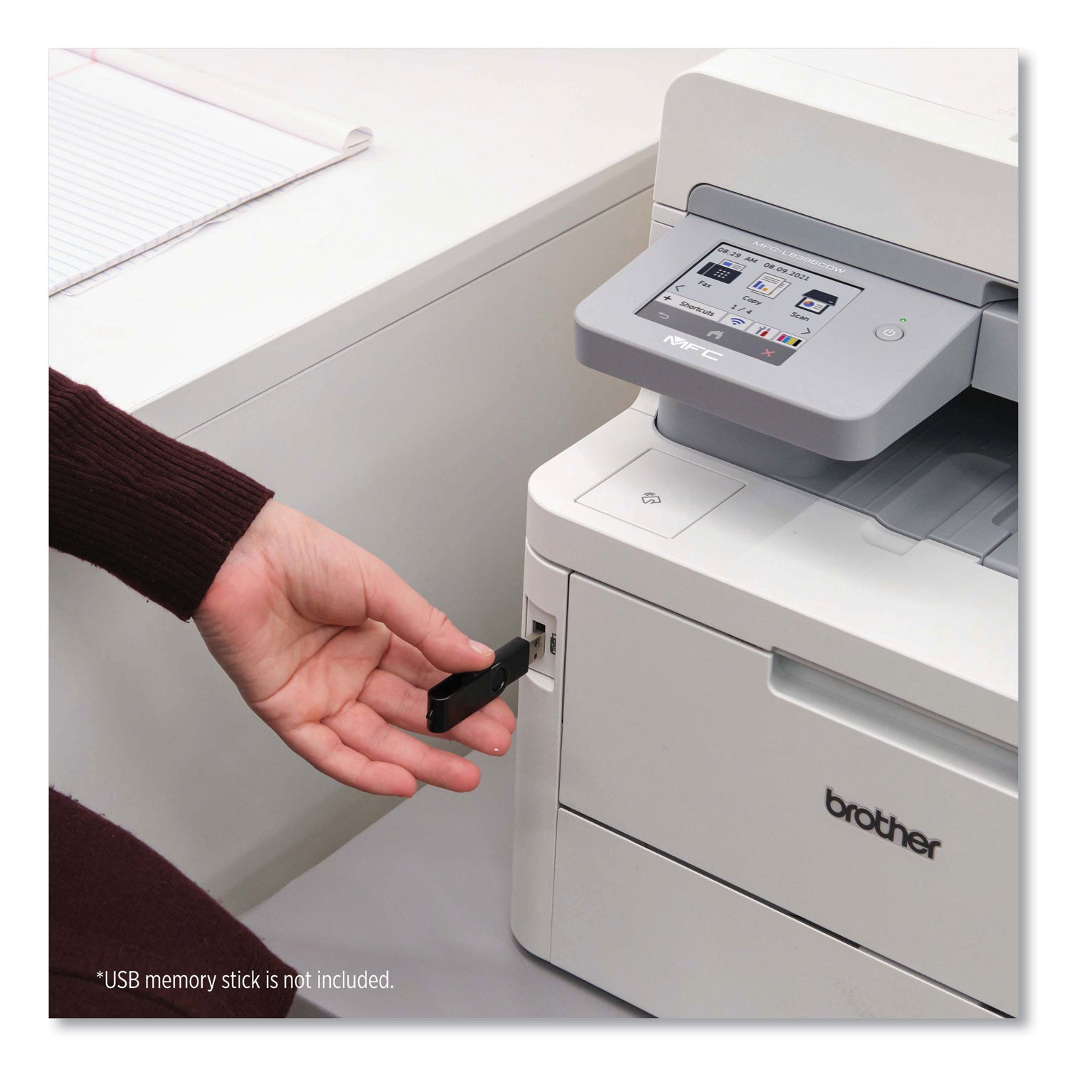 Workhorse MFC-L8395CDW Digital Color All-in-One Printer, Copy/Fax/Print/Scan