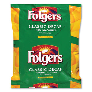 Coffee Filter Packs, Decaffeinated Classic Roast, 9/10oz, 10/Pack, 4 Packs/Carton - 
