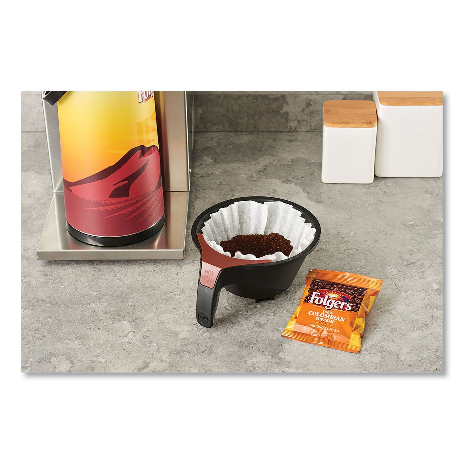 Coffee, 100% Colombian, Ground, 1.75oz Fraction Pack, 42/Carton - 