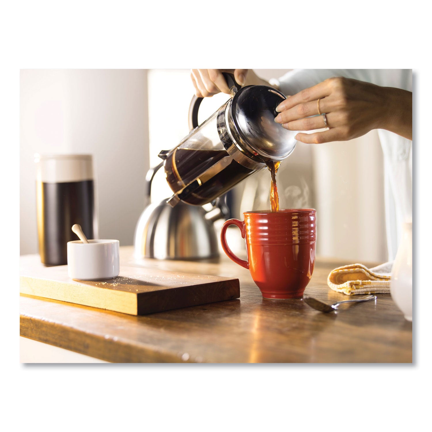 Coffee, Black Silk, 22.6 oz Canister - 