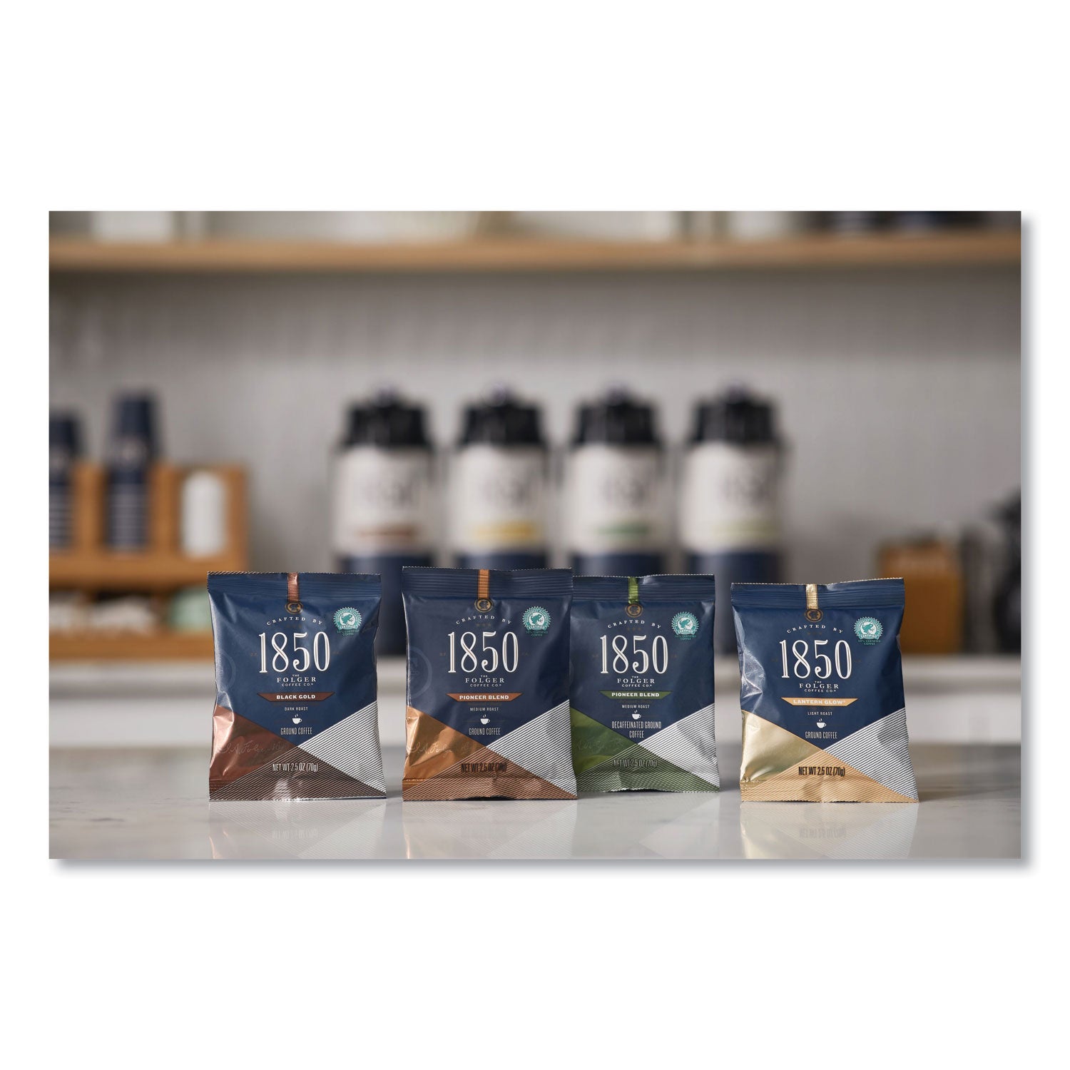 Coffee Fraction Packs, Pioneer Blend, Medium Roast, 2.5 oz Pack, 24 Packs/Carton