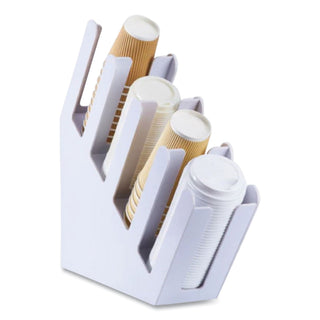 Hot Cup Lids, Fits 10 oz to 24 oz Paper Hot Cups, Sipper Lid, White, 1,000/Carton