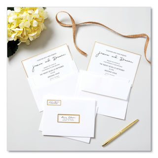 white-easy-peel-mailing-labels-with-metallic-border-inkjet-laser-printers-1-x-263-white-30-sheet-10-sheets-pack_ave6540 - 5